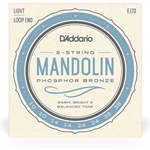 D'addario  D'Addario EJ73 Phosphor Bronze Mandolin Strings, Light, 10-38