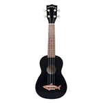 Kala MKSSBLK Makala Shark Uke - Black Tip