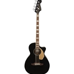 0970743106 Fender Kingman Bass, Walnut Fingerboard, Black w/Bag
