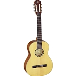 R12134 Ortega Family Series R121 3/4 Natural Satin Spruce Top Guitar W/Bag