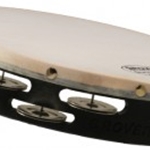 Grover 10" Tanborine Double Jingles Silver