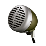 Shure 520DX Dynamic Green Bullet Harmonica Microphone