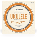 D'addario  D'Addario EJ87B Titanium Ukulele Strings, Baritone